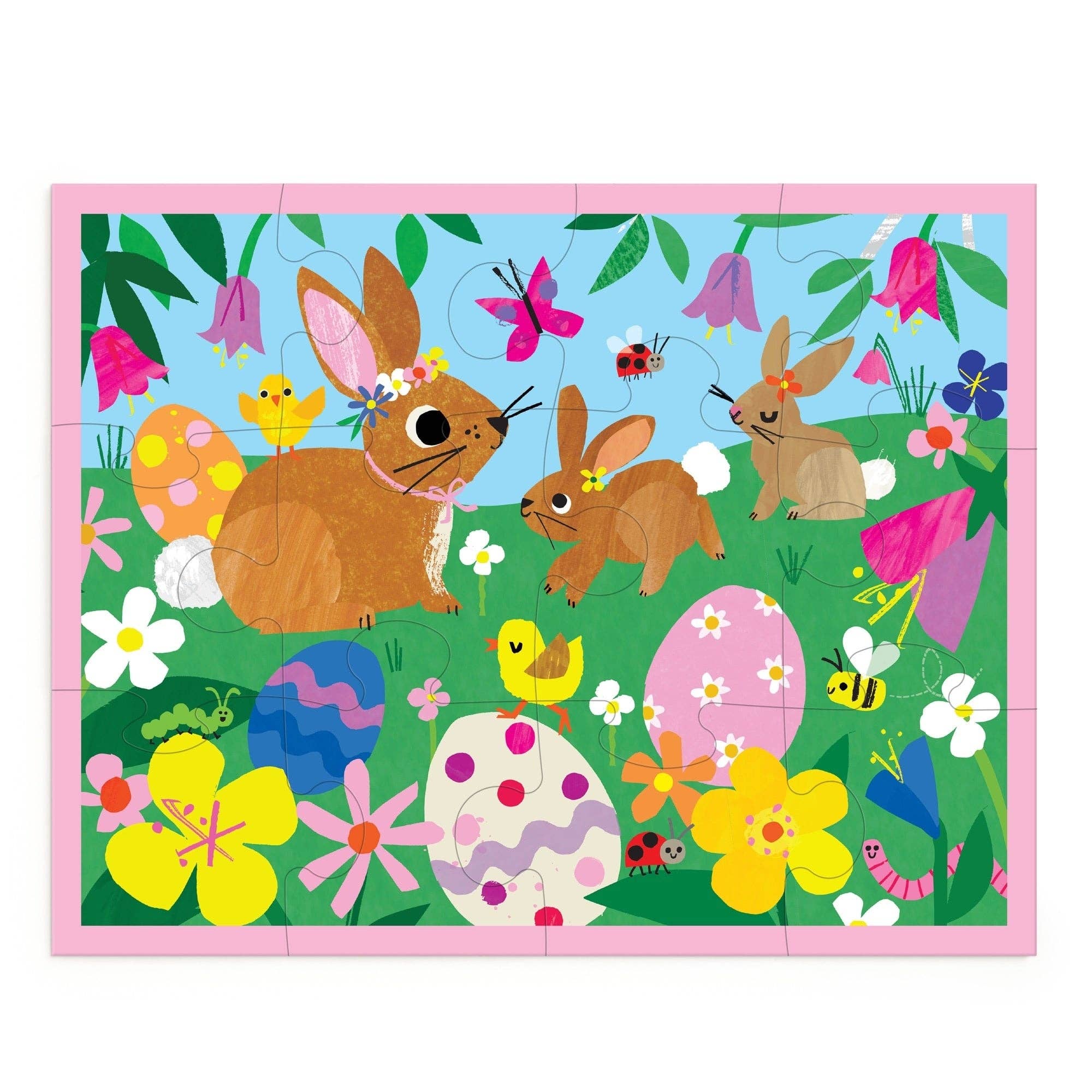 Spring Bunnies 12 Piece Pouch Puzzle