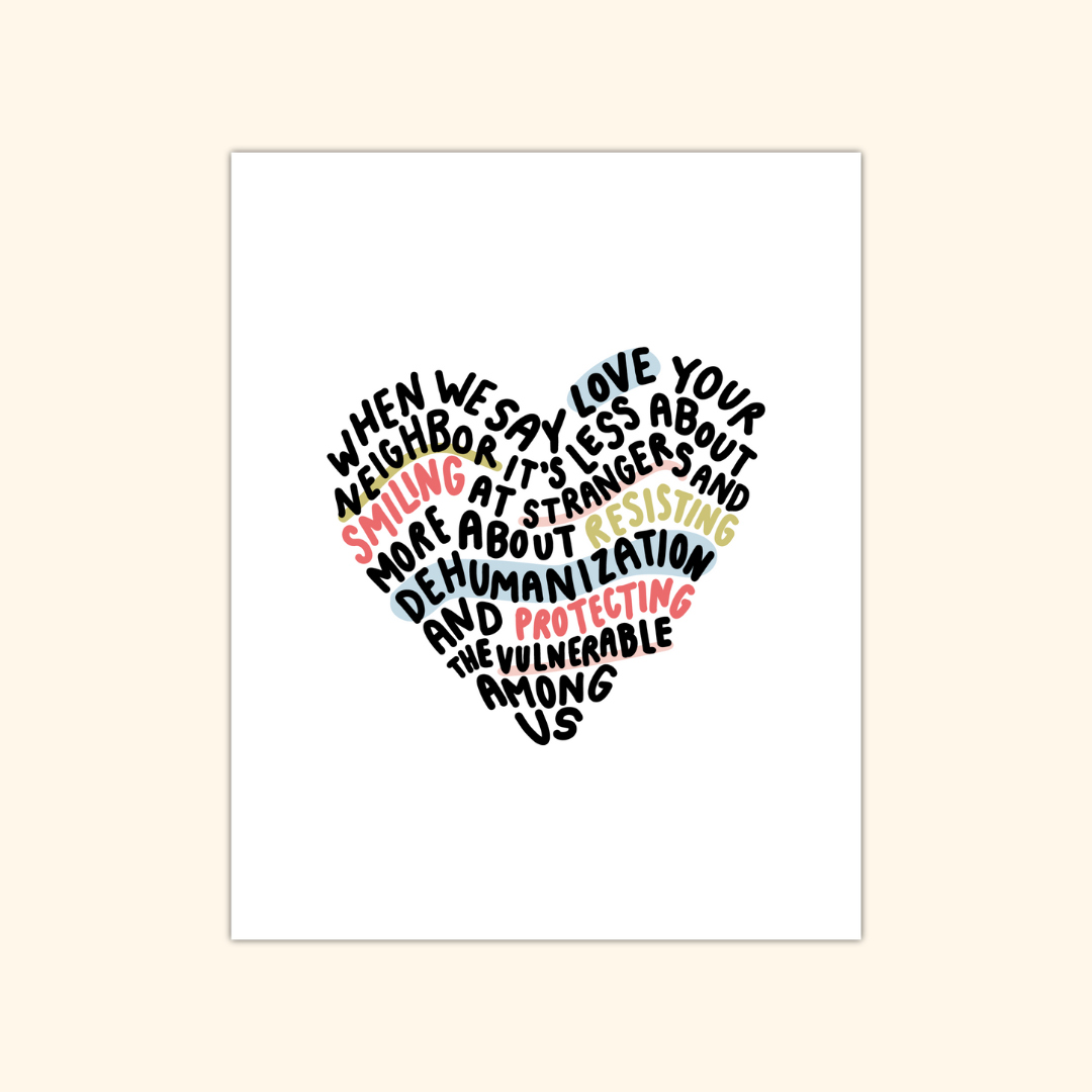 Love Resists Print: 8 x 10 in