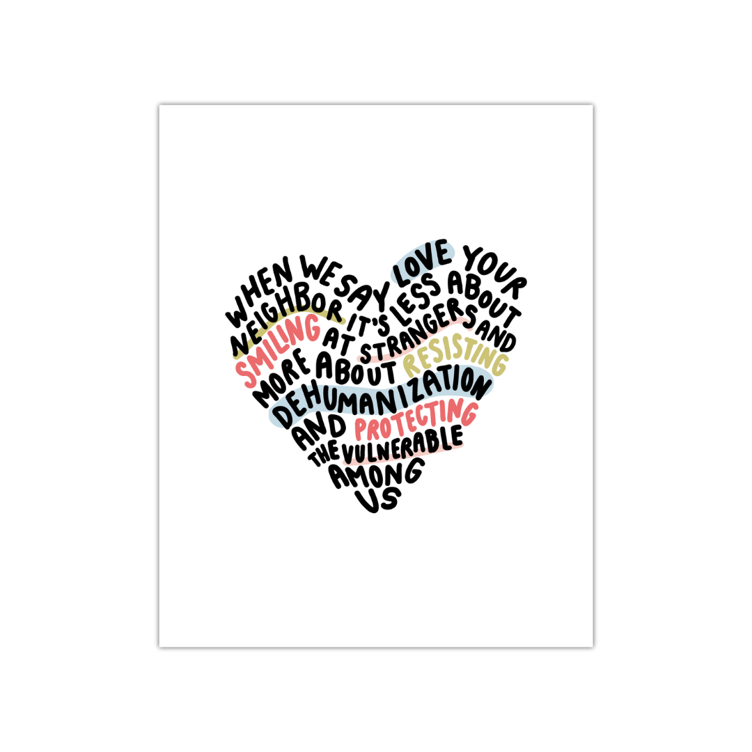 Love Resists Print: 8 x 10 in