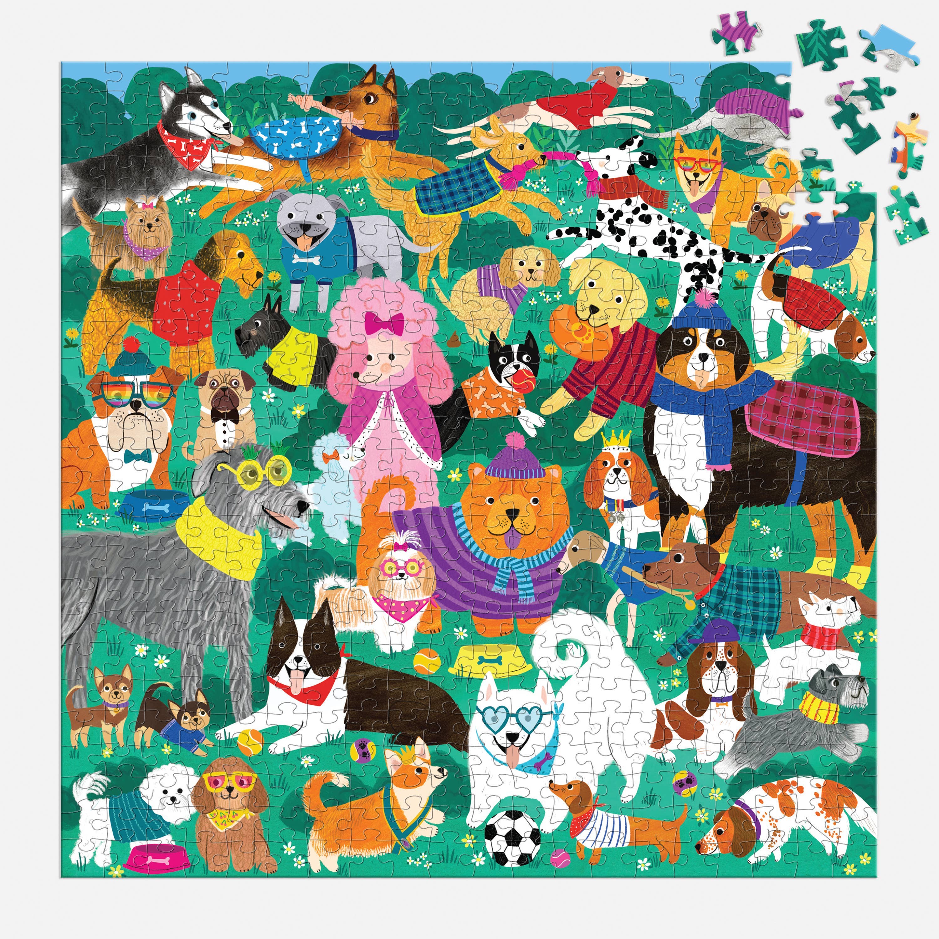 Doggone Days 500 Piece Family Puzzle