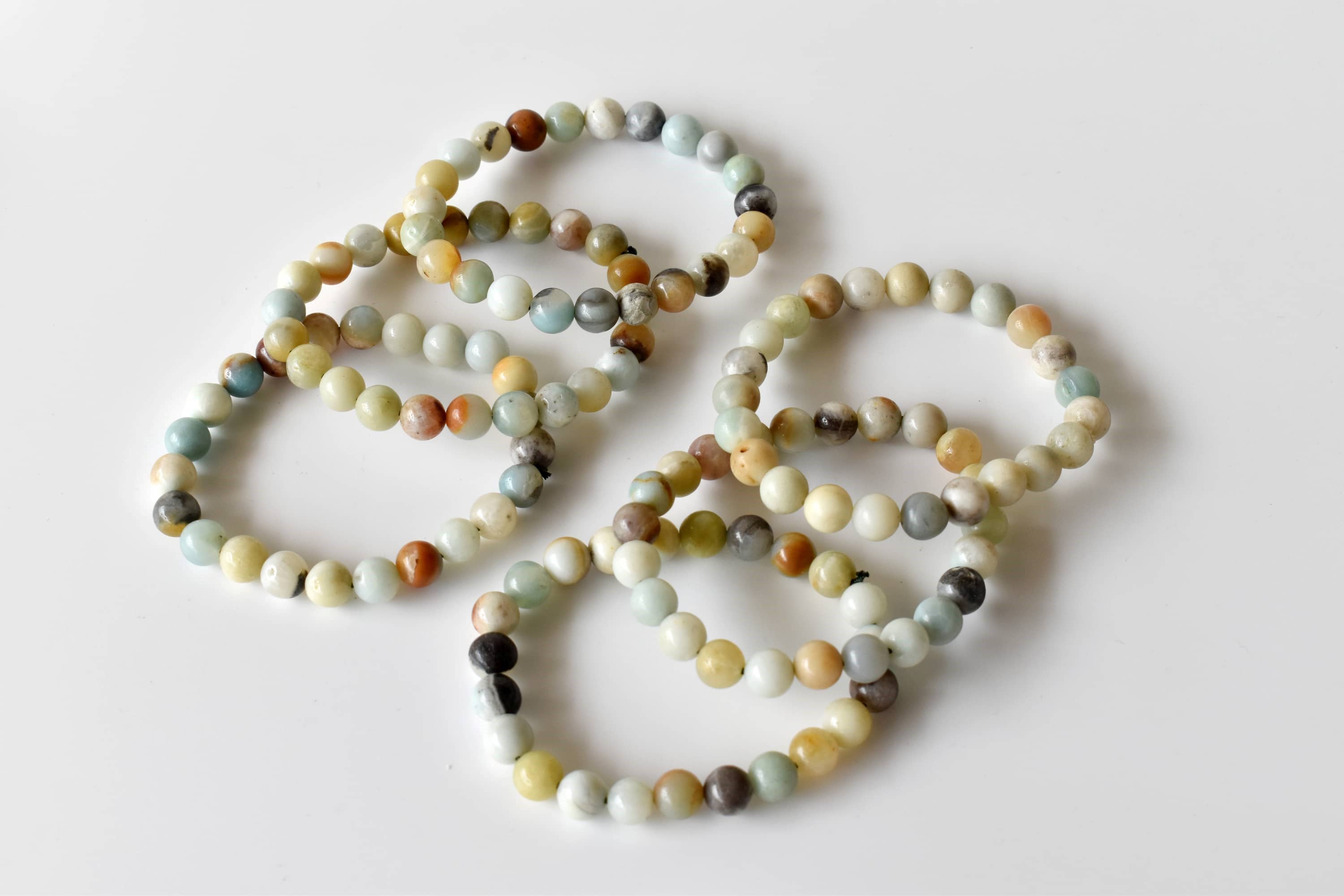 Multi Amazonite | Gemstone Bracelet: 6mm