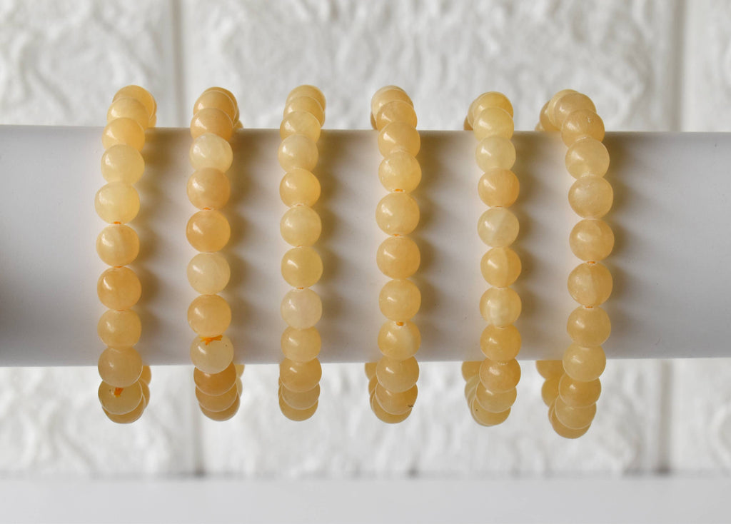Honey Calcite | Gemstone Bracelet: 6mm
