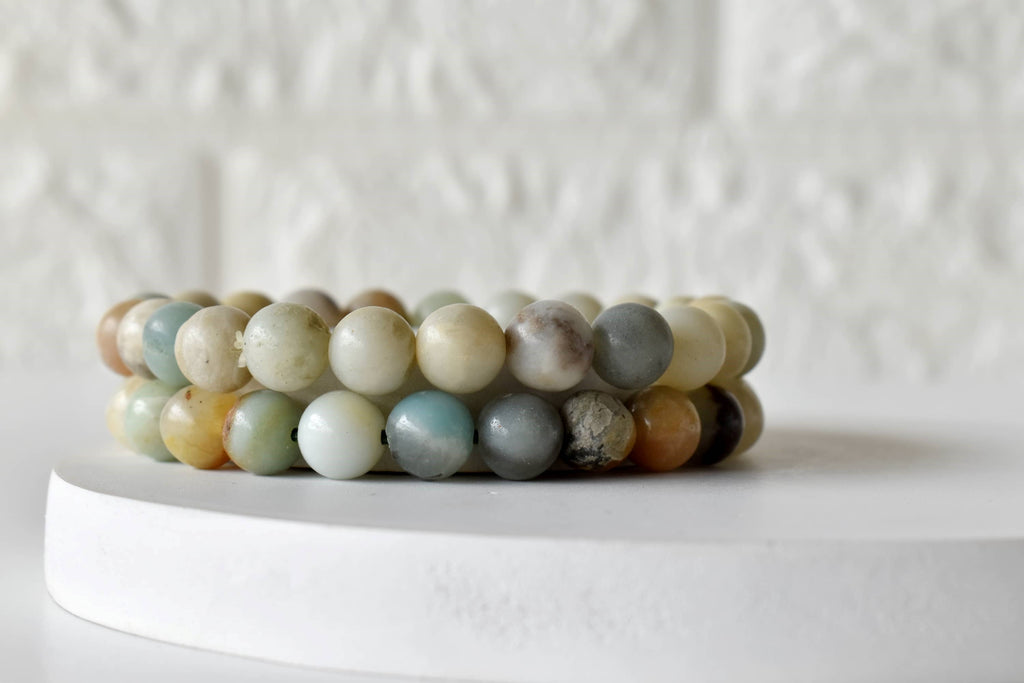 Multi Amazonite | Gemstone Bracelet: 6mm