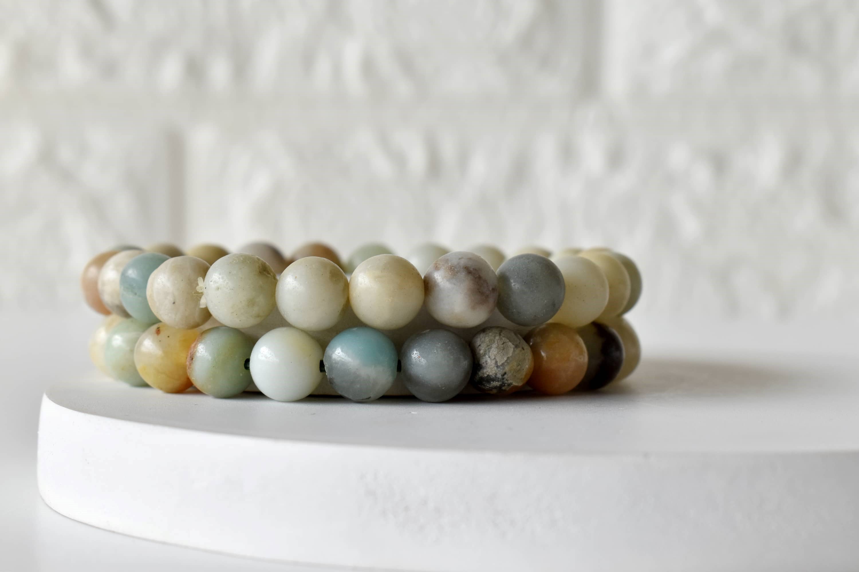 Multi Amazonite | Gemstone Bracelet: 6mm