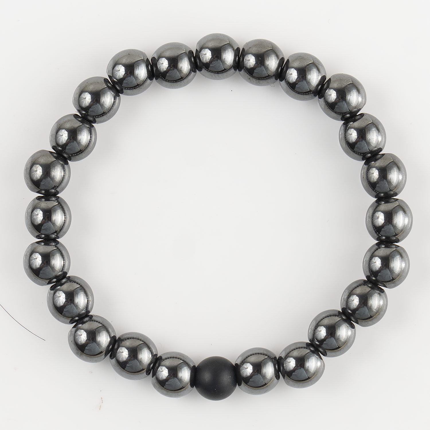 Hematite & Black Onyx Matt Crystals Bracelets