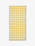 Lemon Gingham Bar Towel