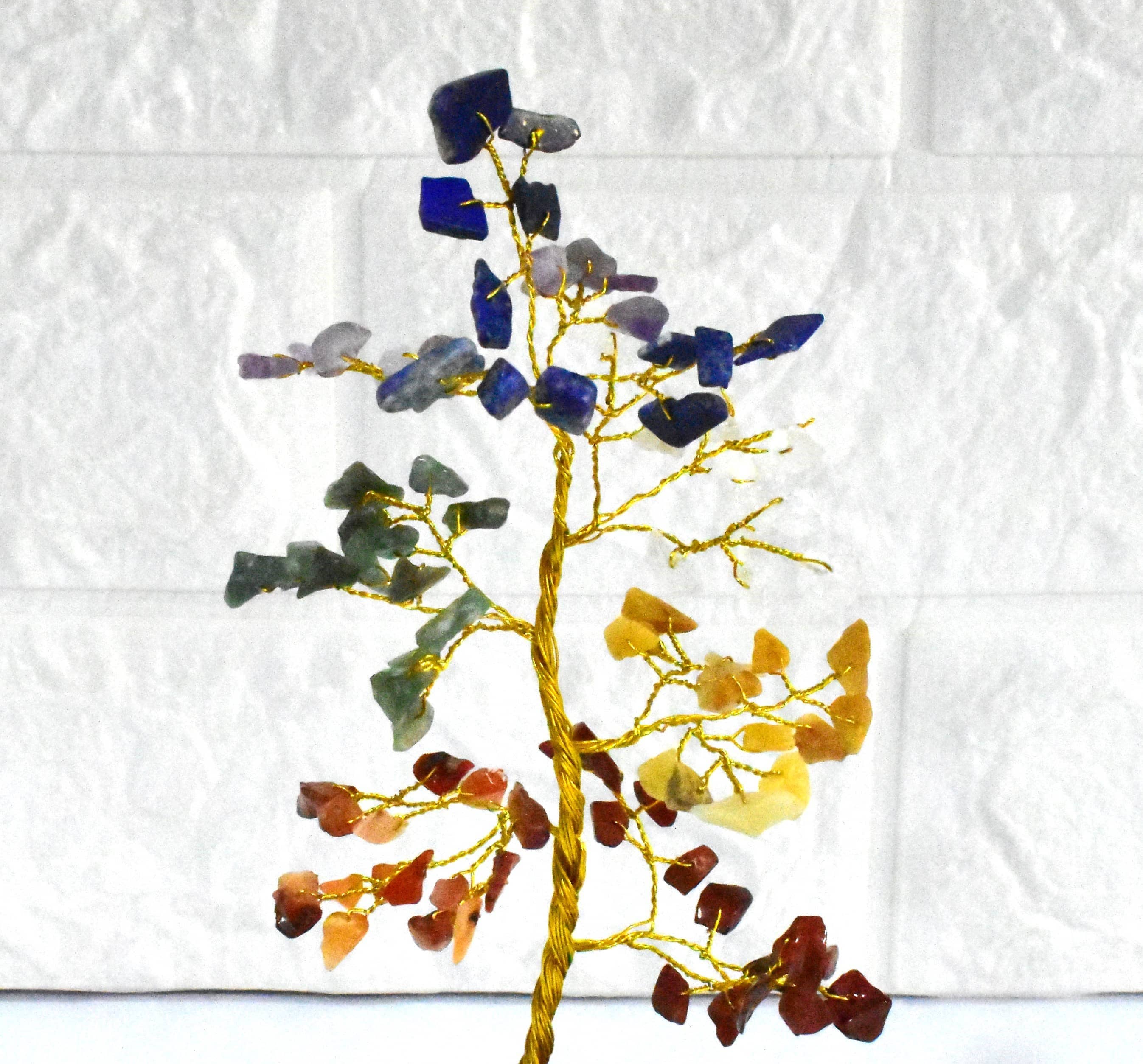 100 Chips Gemstone Tree | 7 Chakra | Healing Crystal Tree