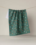 Moss Tile Shuffle Tea Towel - Mahjong