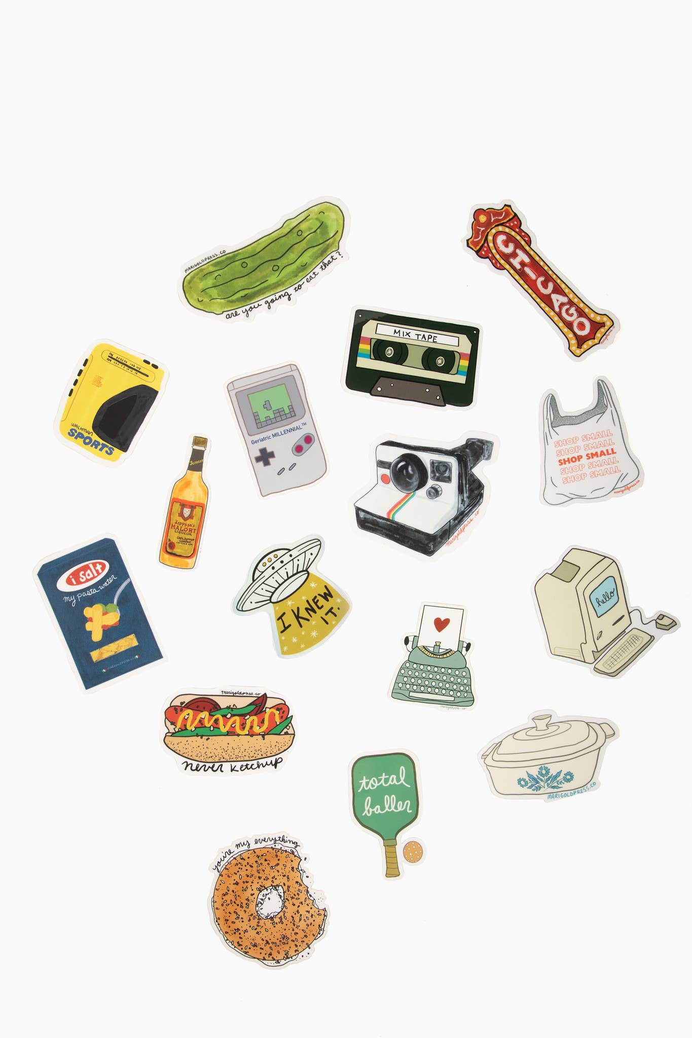 Everything Bagel Vinyl Sticker