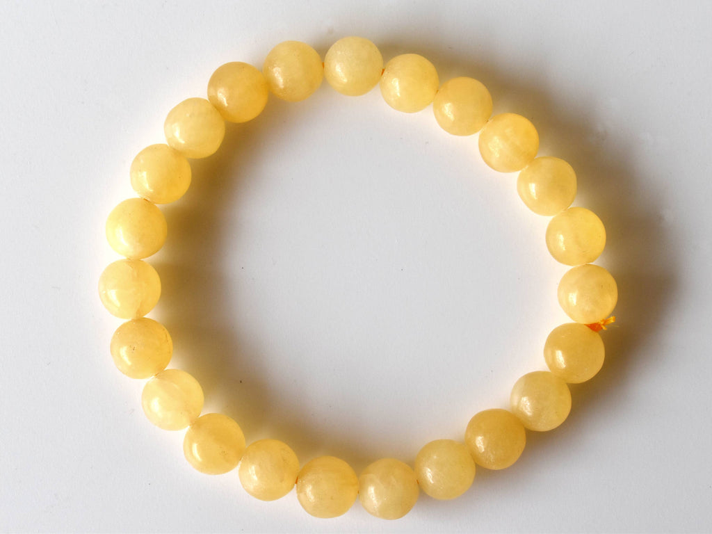 Honey Calcite | Gemstone Bracelet: 6mm