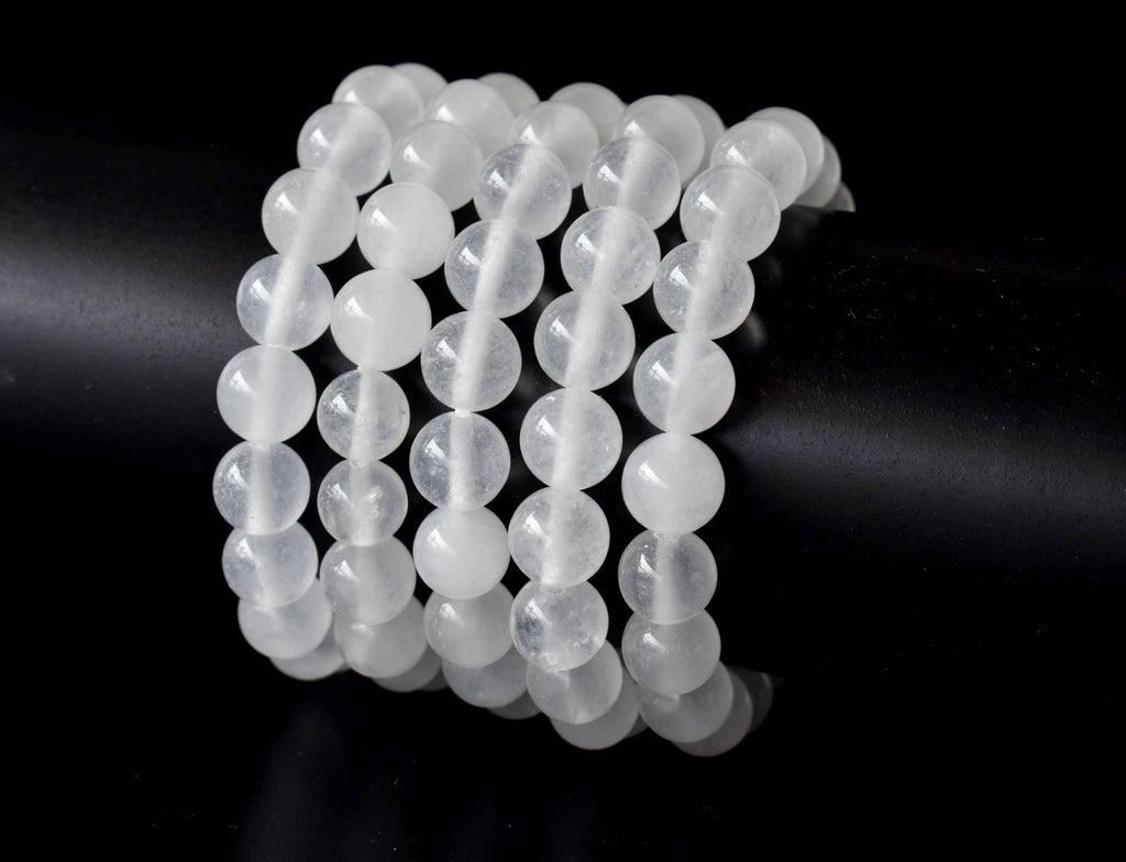 White Agate | Crystal Healing Bracelets: 6mm