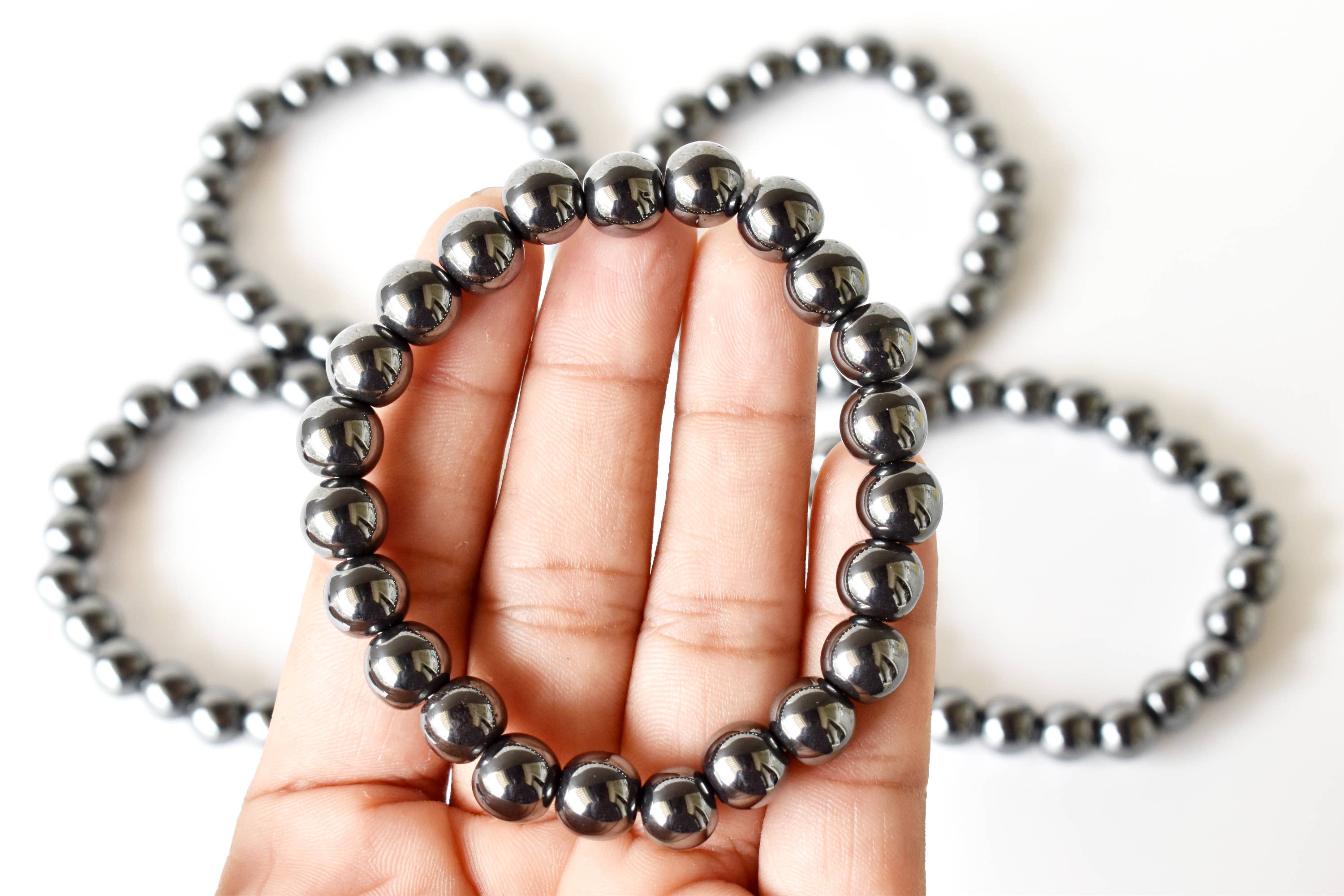 Hematite | Healing Gemstone Bracelet: 6mm