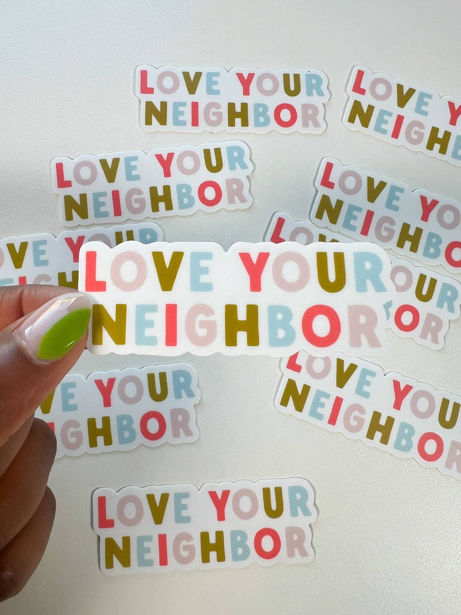 Love Your Neighbor Sticker