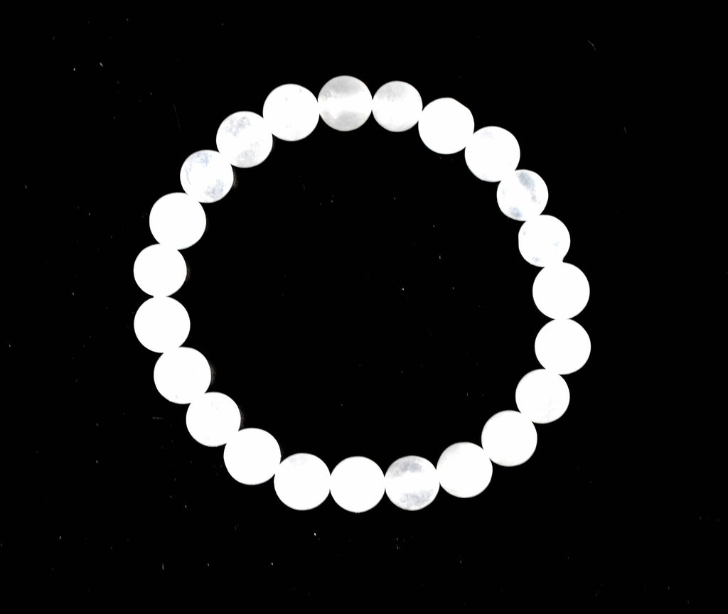 White Agate | Crystal Healing Bracelets: 6mm