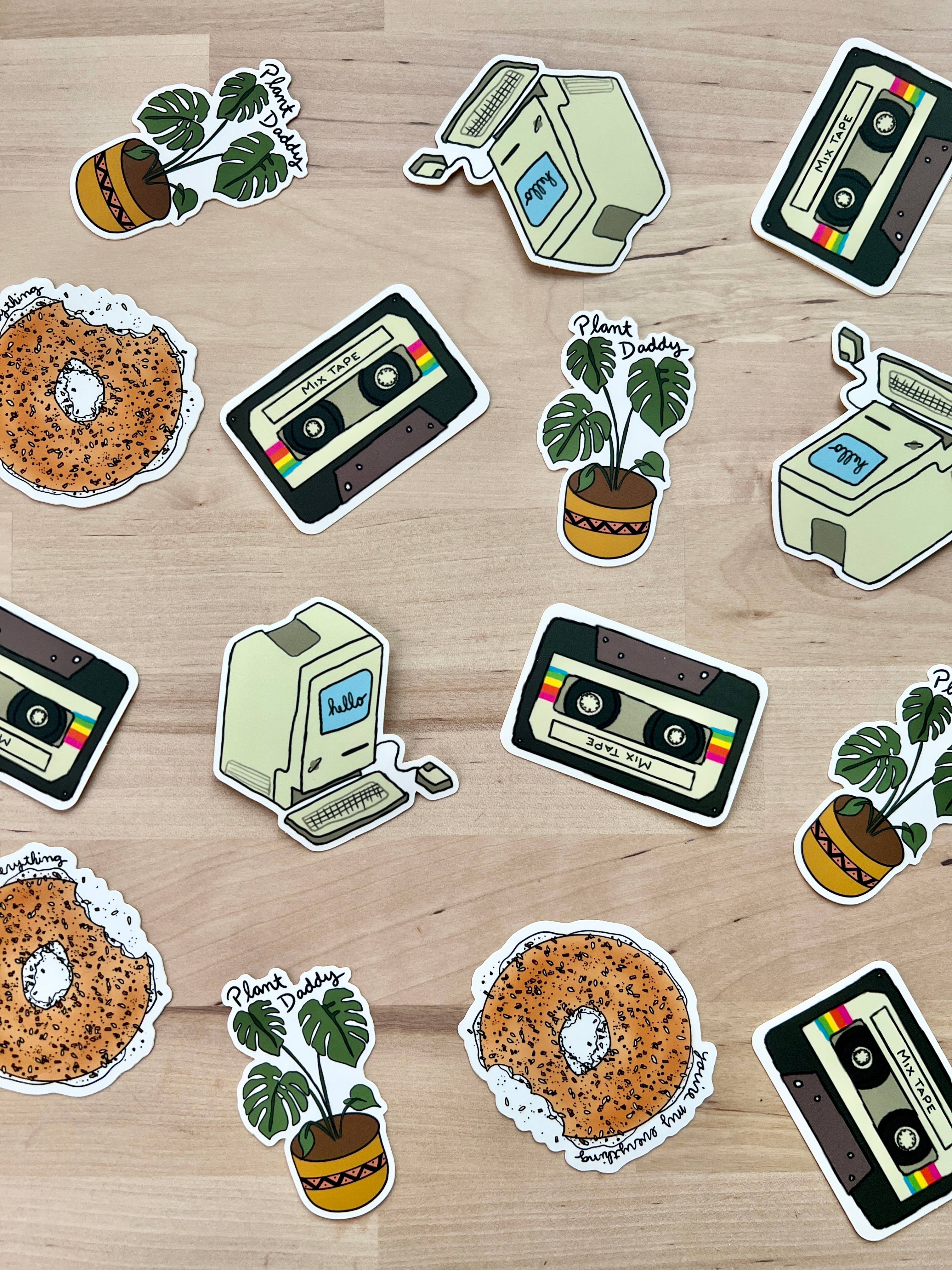 Everything Bagel Vinyl Sticker