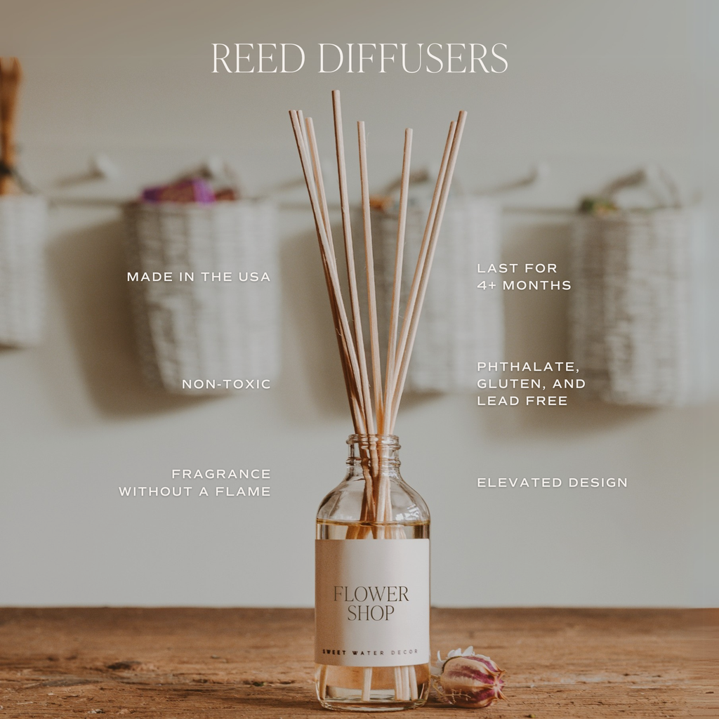 Driftwood and Mahogany Amber Reed Diffuser