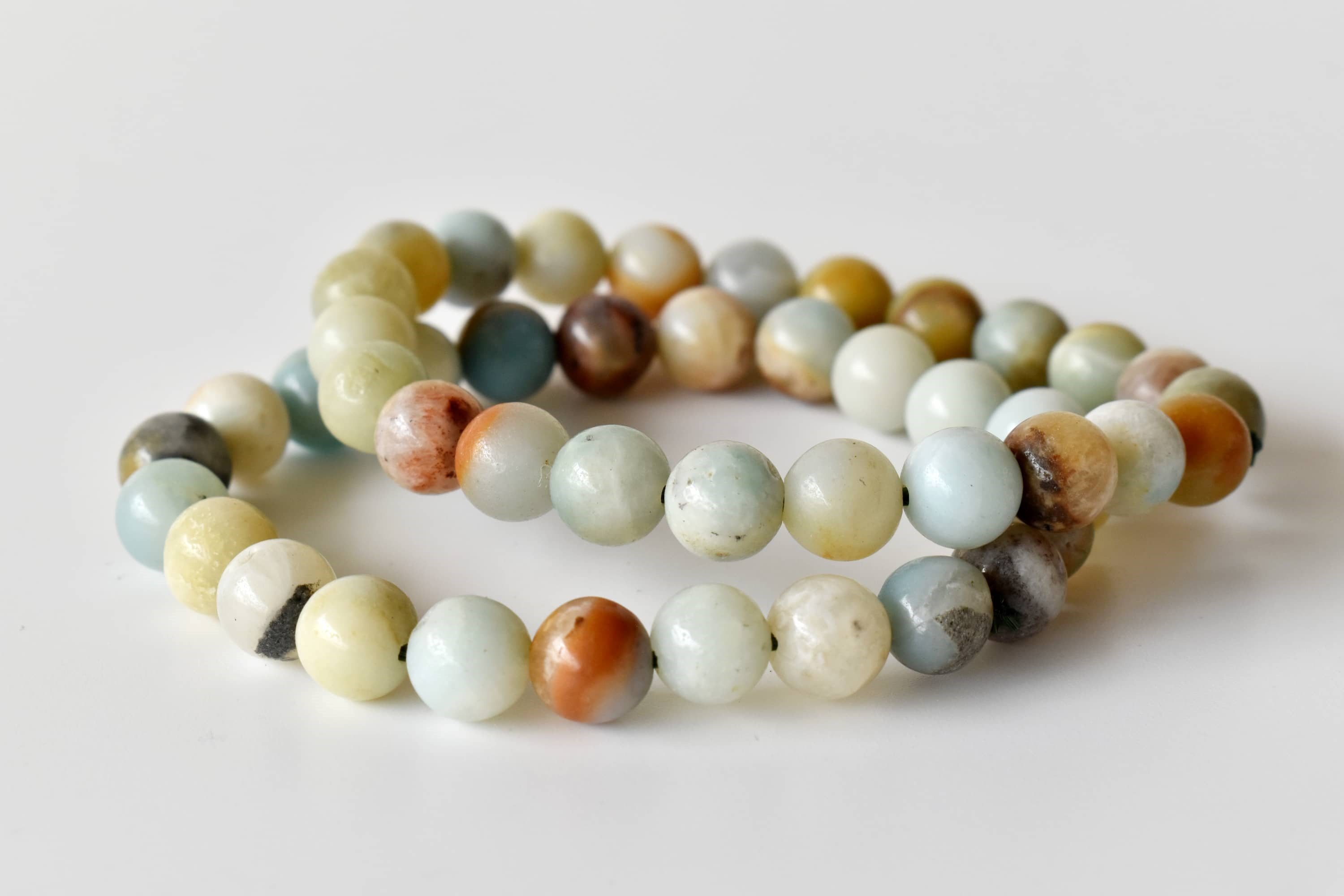 Multi Amazonite | Gemstone Bracelet: 6mm