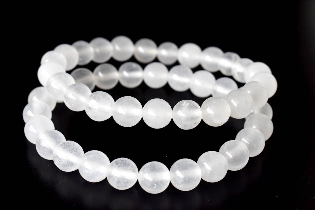 White Agate | Crystal Healing Bracelets: 6mm