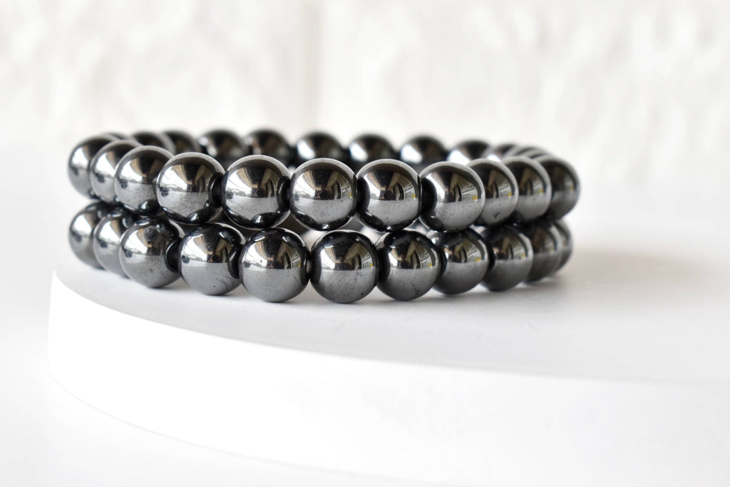 Hematite | Healing Gemstone Bracelet: 6mm