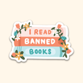 I Read Banned Books Sticker
