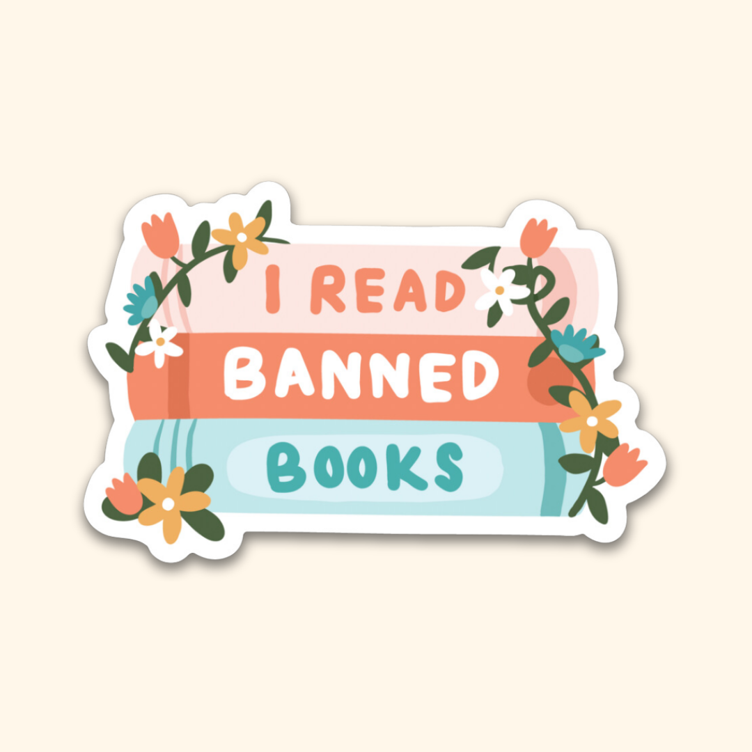 I Read Banned Books Sticker