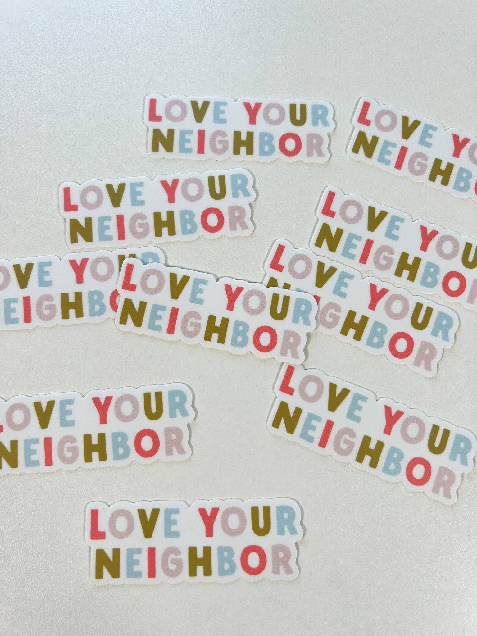 Love Your Neighbor Sticker